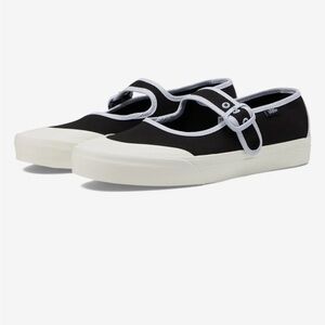 NIB 🏁 Vans Mary Jane Sneakers, Black, Size 8.5 Women 🖤